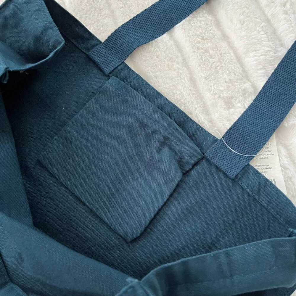NWT Grove Collaborative Cotton Market Tote Bag (Green)